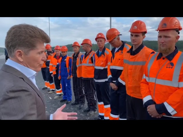 Транспортная развязка Владивосток - Находка - порт Восточный в районе посёлка Силинский