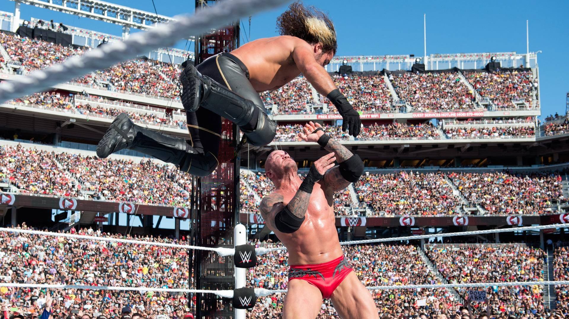 Seth Rollins Vs Randy Orton (WWE Wrestlemania 31, 2015)