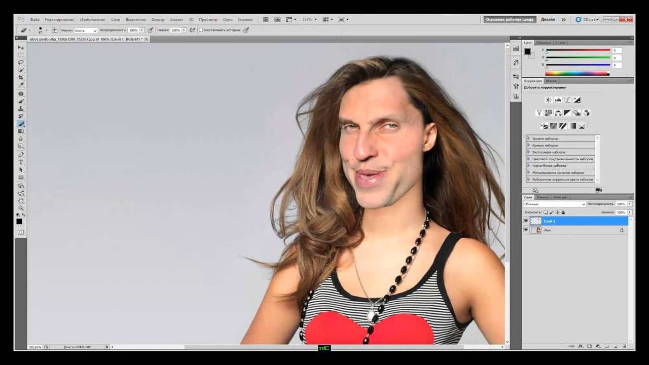 фотожаба или как сменить лицо в фотошоп
