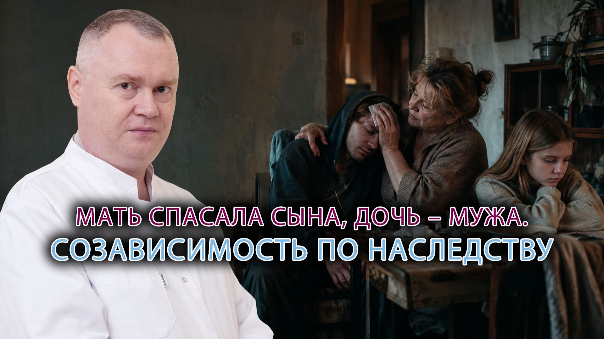 👩👧👦 Мать спасала сына, дочь — мужа. Созависимость по наследству