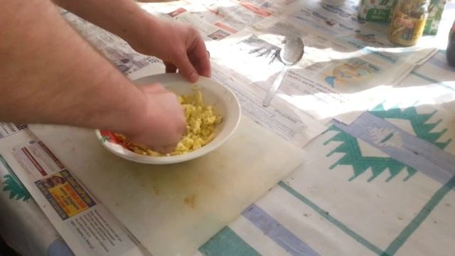 Мясная окрошка на квасе и кефире, освежающее блюдо