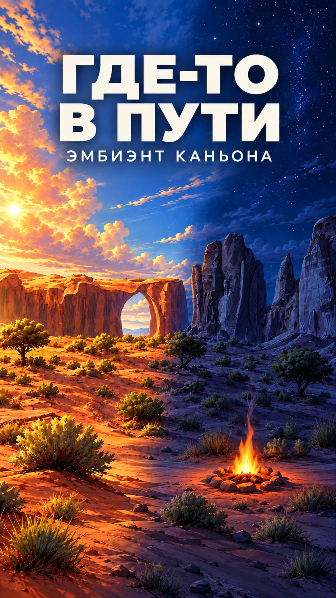 Пустынный эмбиэнт  Койот нашёл кость в каньоне