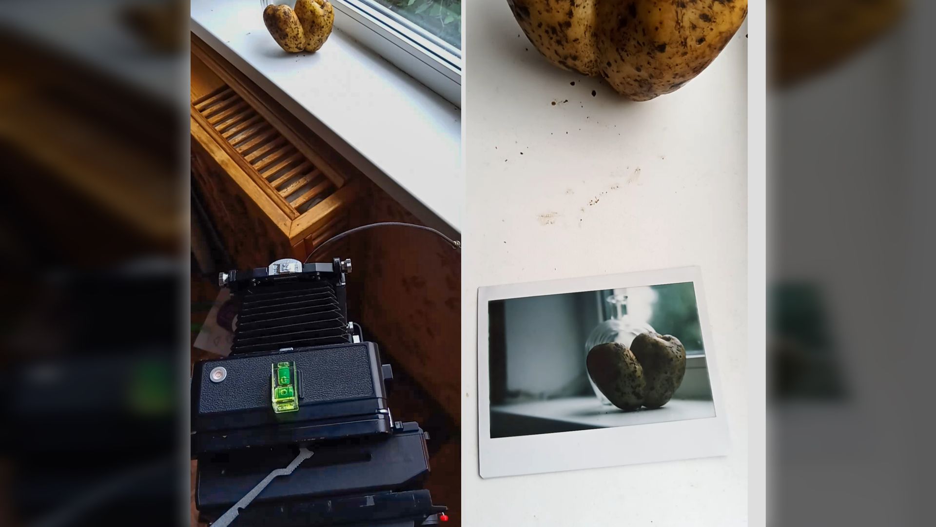 Съемка на Instax Wide камерой 4x5