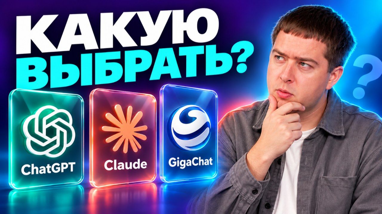 ChatGPT, Claude или GigaChat: какая нейросеть подойдёт именно вам