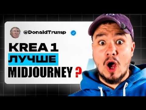 KREA 1 - ГЛАВНЫЙ КОНКУРЕНТ MIDJOURNEY? Нейросети для генерации изображений 2025