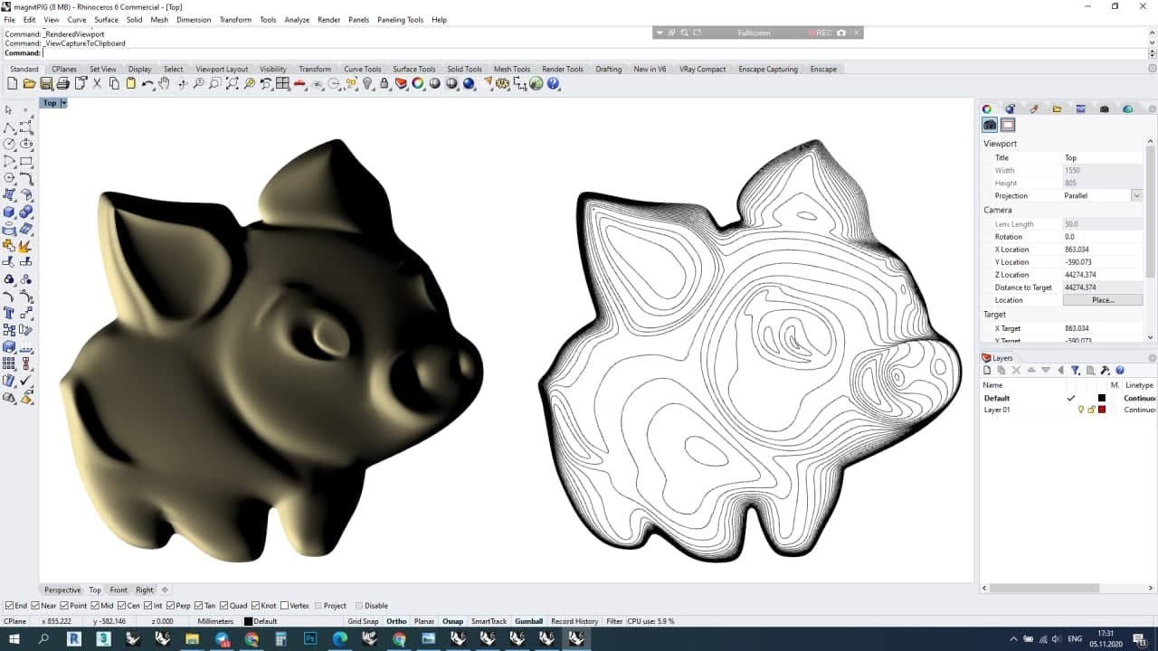 Geometry Analysis In Rhinoceros