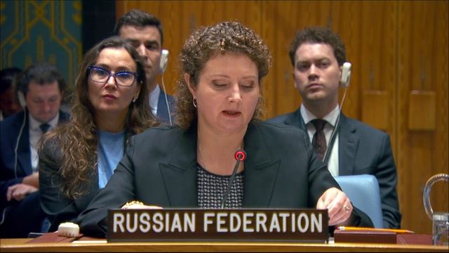 Выступление А.М.Евстигнеевой в СБ ООН по ситуации на Ближнем Востоке