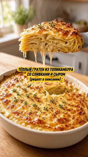 Рецепт из топинамбура :