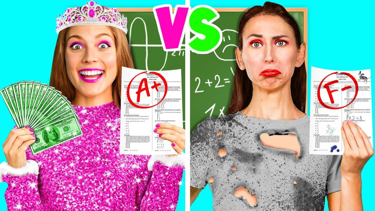 Богатые студенты Vs Бедные студенты # Лайфхаки для Родителей от Fun Teen