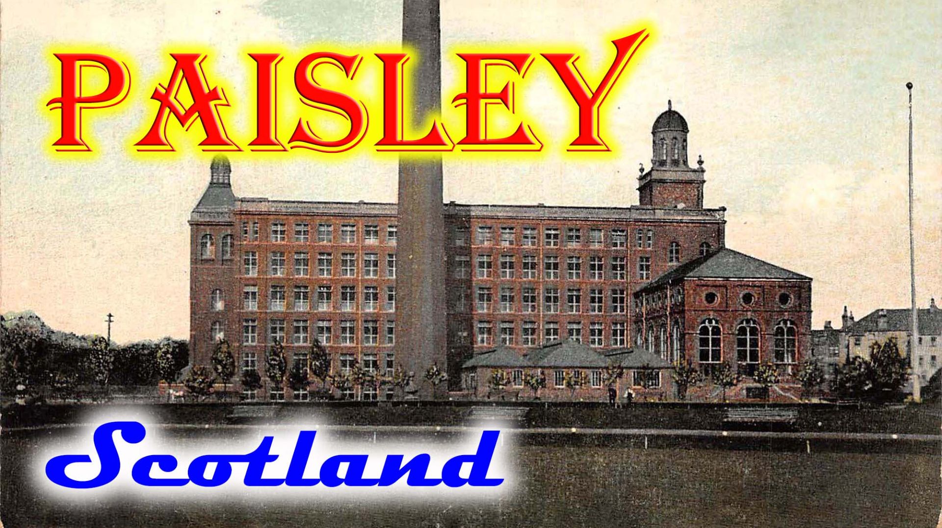 Старые фотографии Пейсли, Шотландия - Old Photos Of Paisley, Scotland