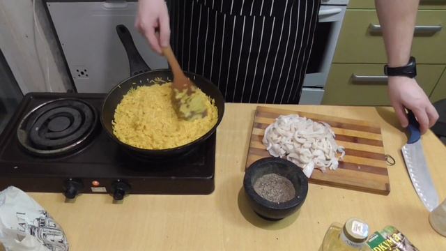 Паэлья с морепродуктами и кальмарами постный рецепт