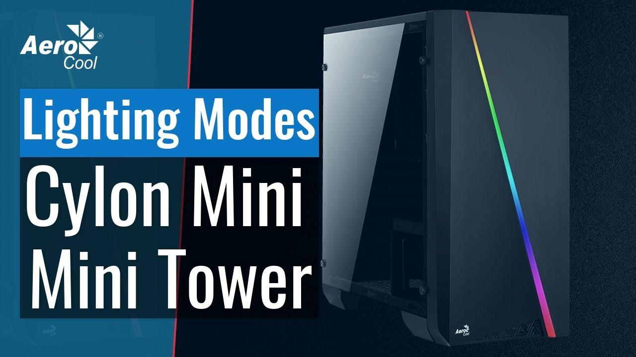 AeroCool Cylon Mini Tower Case - 13 Lighting Modes