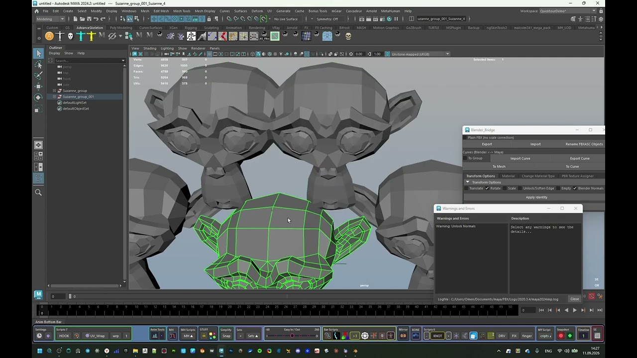 Blender To Maya Bridge V8! Нативная поддержка Group Pro