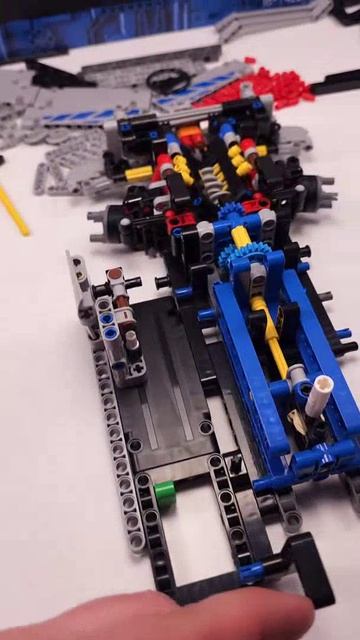 LEGO Technic Mercedes-Benz SLS Black Series MOC (42210) [1099 деталей] Альтернативная сборка Nissan