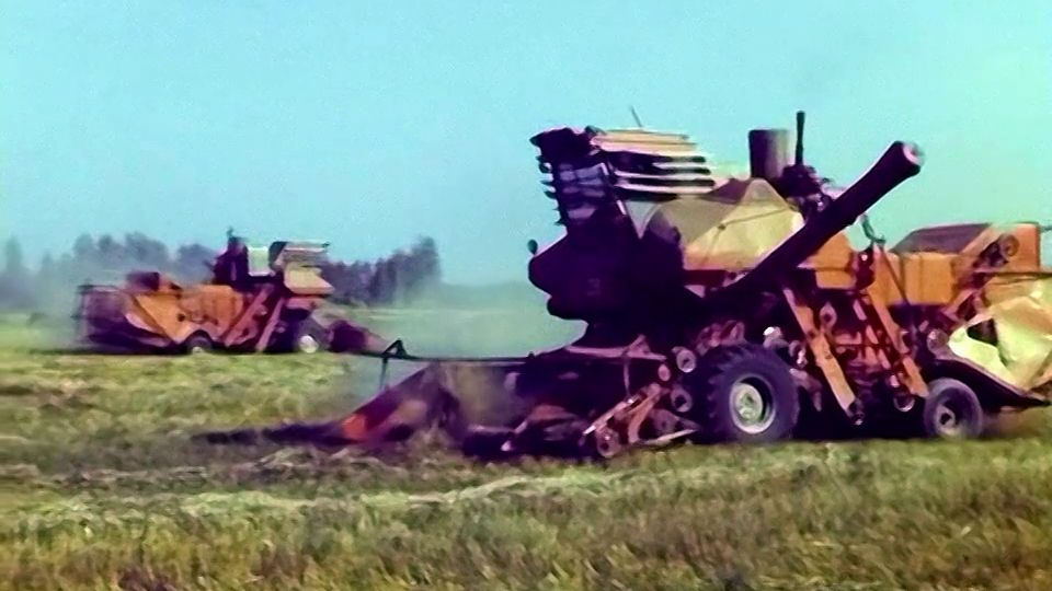 1986 год. Тюменский район. Уборка урожая