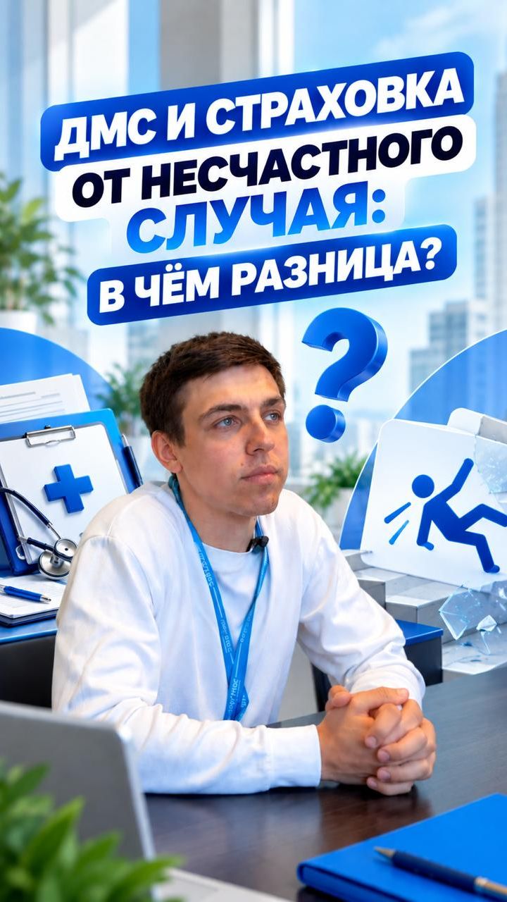 Кажется, что ДМС и страховка от несчастного случая решают похожие задачи?