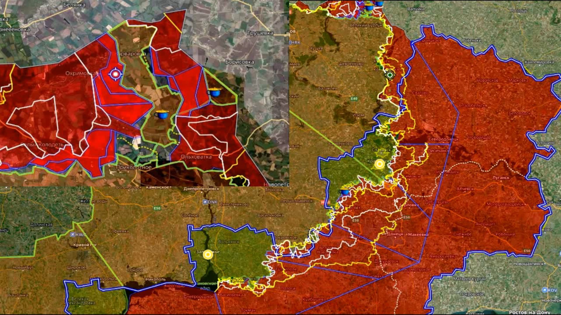 28.09.2026 Карта боевых действий. Харьковский котел сжимается