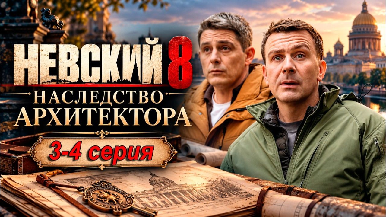 Невский 8 сезон 3, 4 серия. Наследство архитектора (2026). Дата выхода