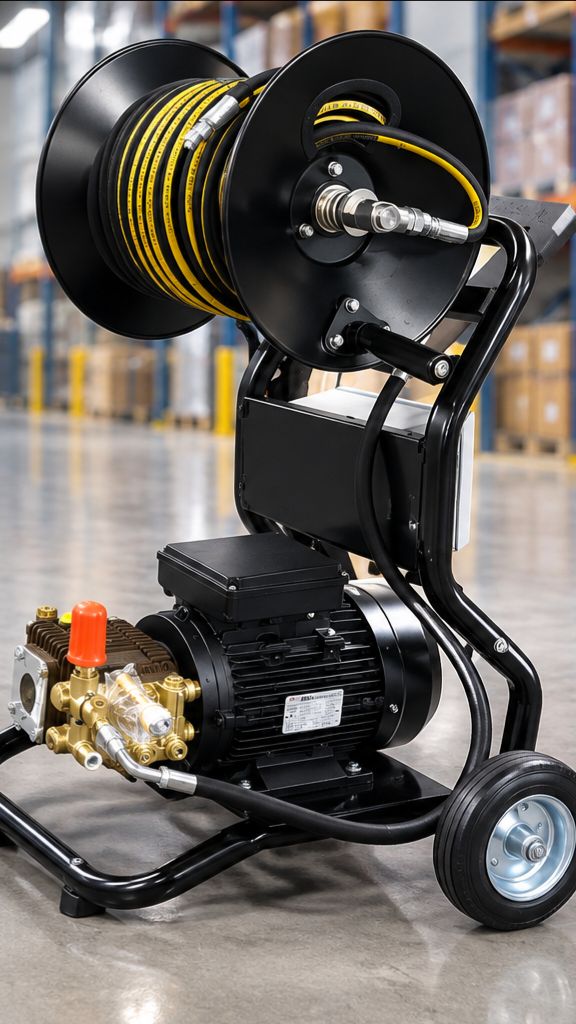 АВД Тритон Bertolini 13120 BP Ti 3 Kw на тележке катушка электрика с теплозащиты