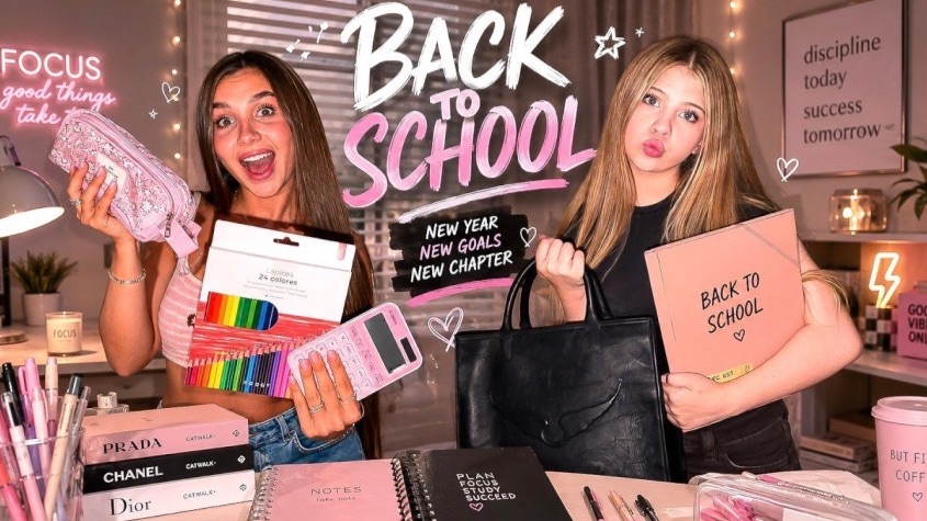 ЛЕДИ ДИАНА / BACK TO SCHOOL 🎒 ДИАНА СОБИРАЕТ ДАНУ В ШКОЛУ! 📚✨