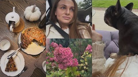ВЫХОДНОЙ ВЛОГ_ ГРИБНОЙ ПИРОГ🥧🍂, КОТОРЫЙ НАС ПОКОРИЛ🍄_🟫ОСЕННИЕ ПОСИДЕЛКИ У КОСТРА🔥В ГОСТЯХ