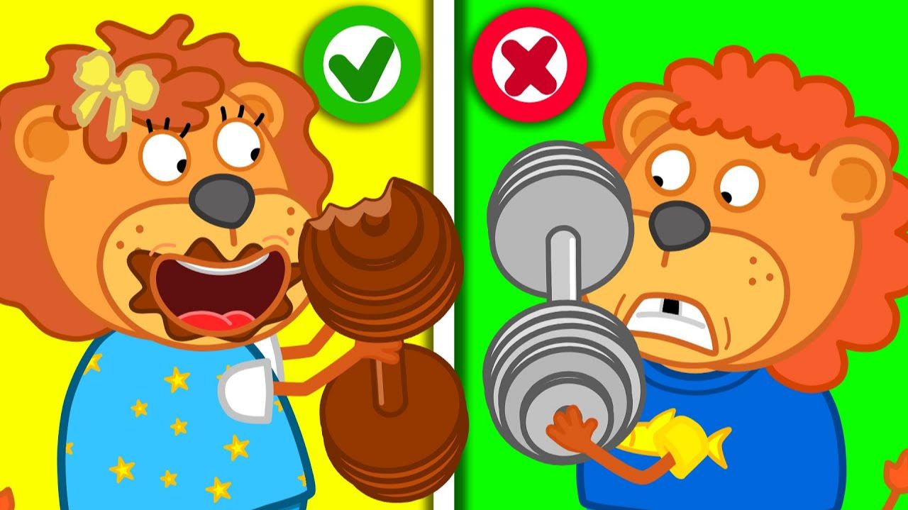 Lion Family Русский - Шоколадные игрушки - Мультик для детей