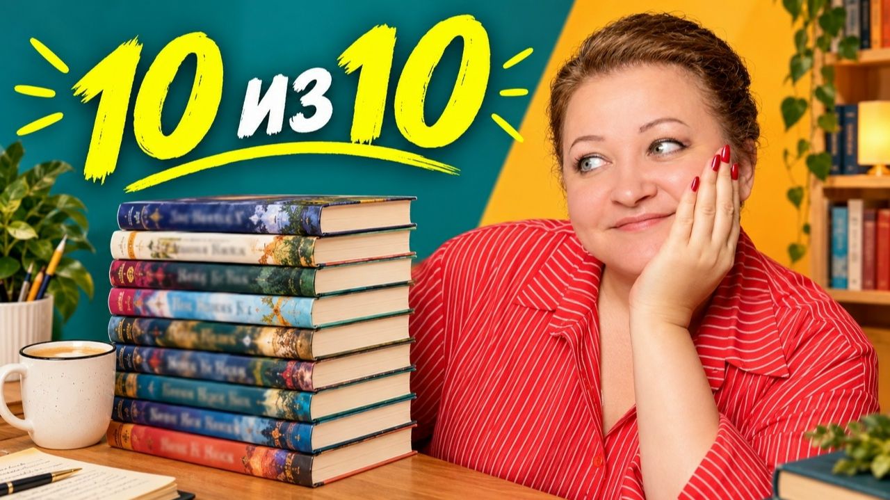 Круче книг я не читала🤩. 10 книг на 10 из 10