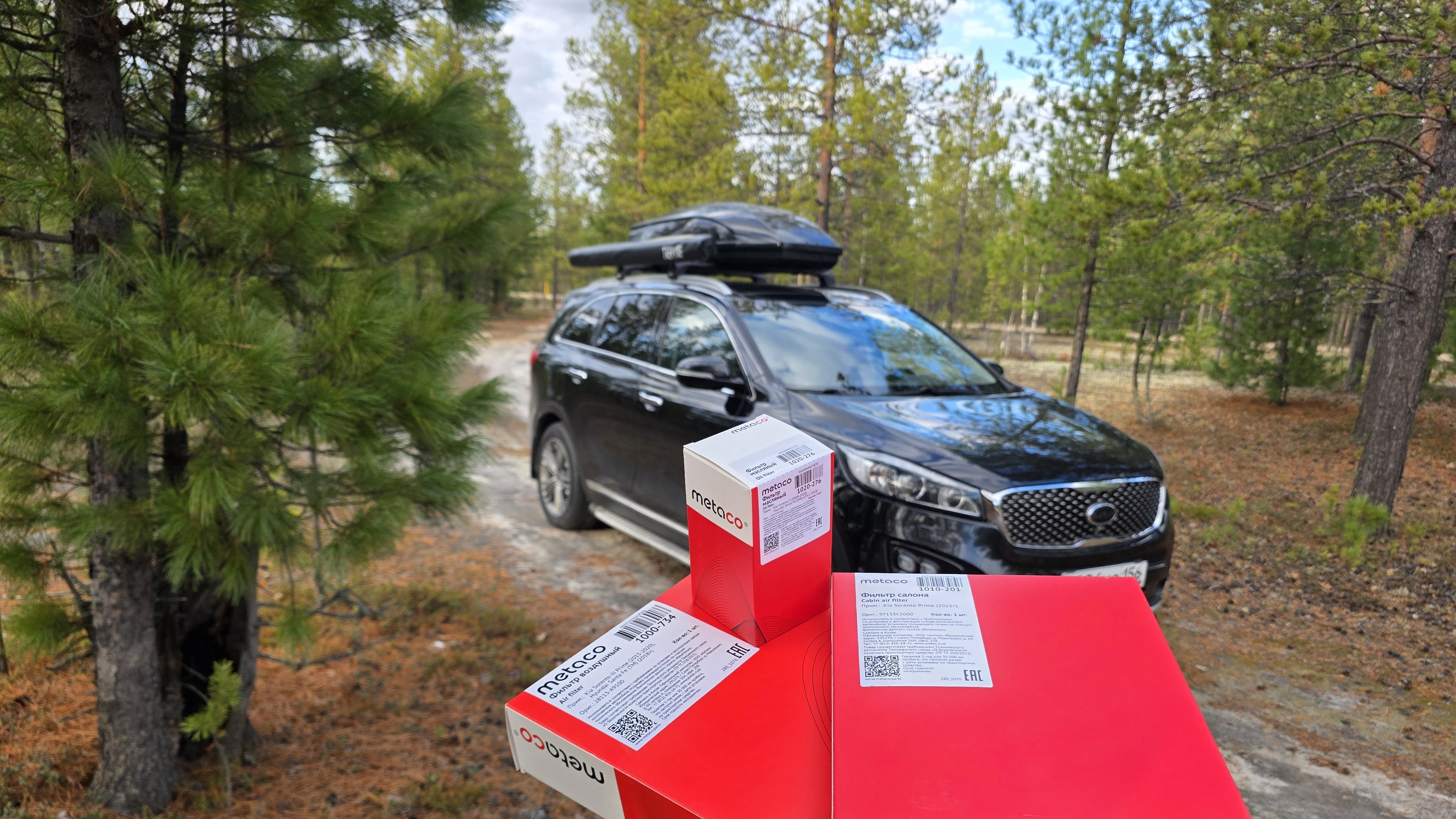 Фильтры Метаcо для KIA Sorento Prime