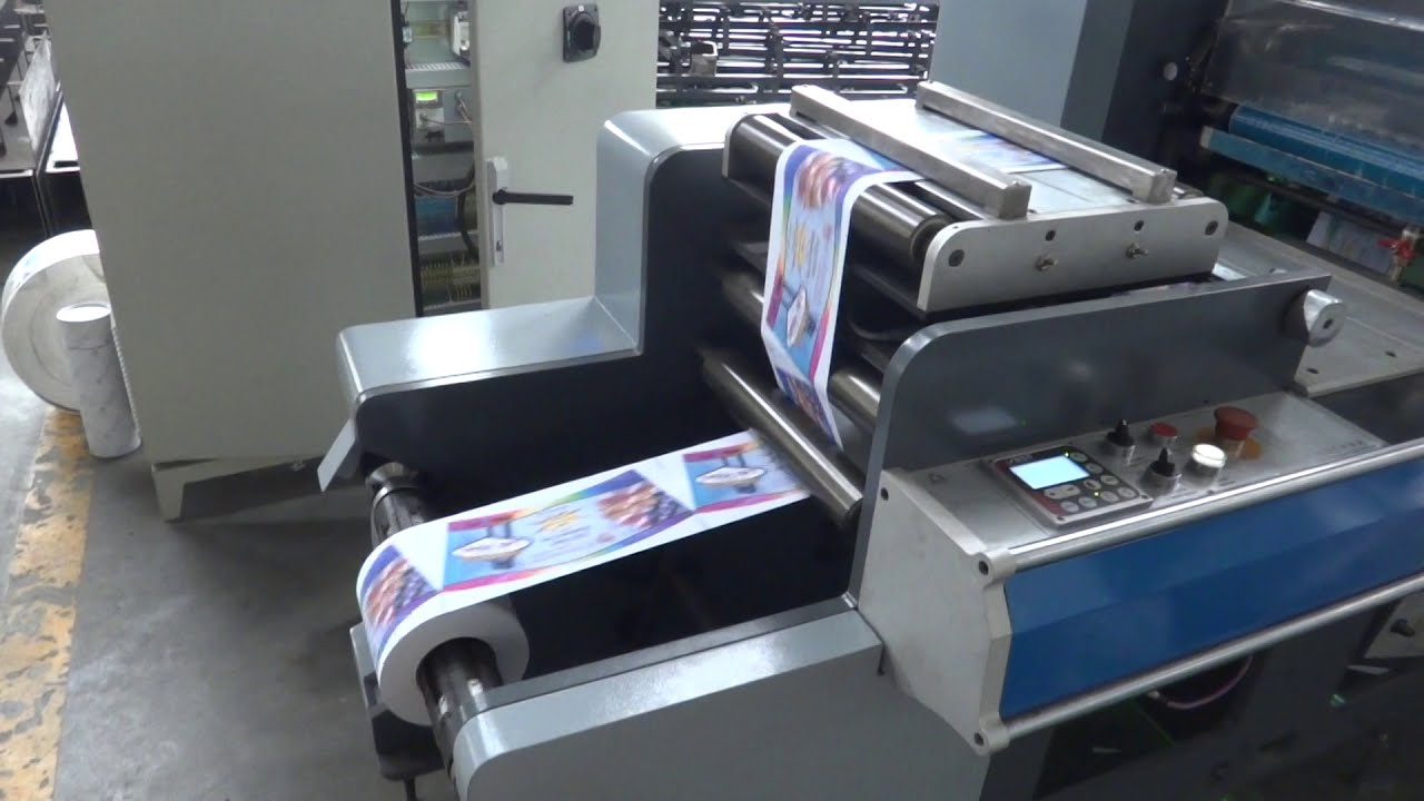 ZM320 In Mold Label Die Cut With UV Coating