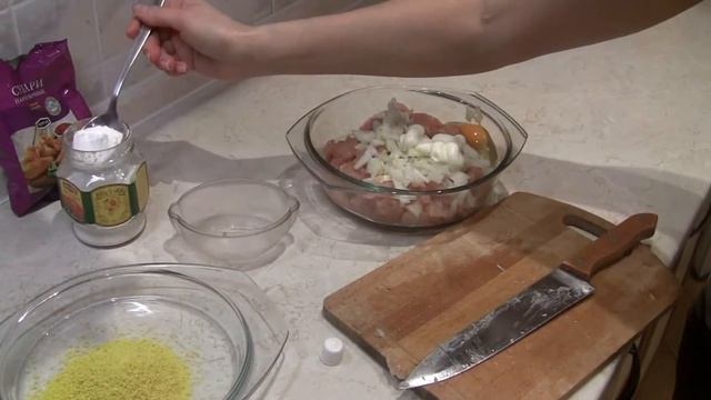 Рубленые куриные котлеты, простой домашний рецепт