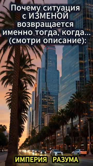 Почему ситуация с ИЗМЕНОЙ возвращается именно тогда, когда... (смотри описание):