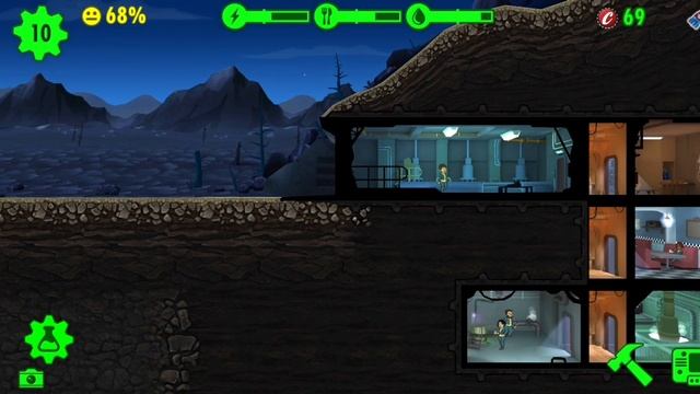 Fallout Shelter Обзор / Геймплей / Прохождение On Mobile