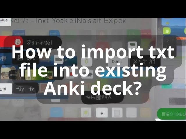 Как импортировать Txt файл в колоду Anki? | How To Import Txt File Into Existing Anki Deck?