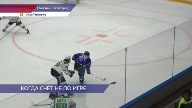 Хоккеисты нижегородской «Чайки» уступили «Толпару» из Уфы в рамках конференции МХЛ