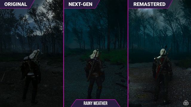 The Witcher 3 | сравнение графики в ремастере с оригинальной игрой