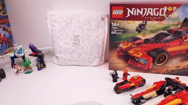 LEGO NINJAGO X-1 Ninja Charger 15-летие (71867) [691 деталь] Пошаговые инструкции по сборке