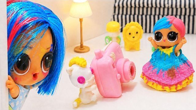 СЕСТРЁНКА ИСПОРТИЛА ПЛАТЬЕ Моей Любимой Куклы ЛОЛ перед ФОТО В ШКОЛЕ! Мультики + Игрушки