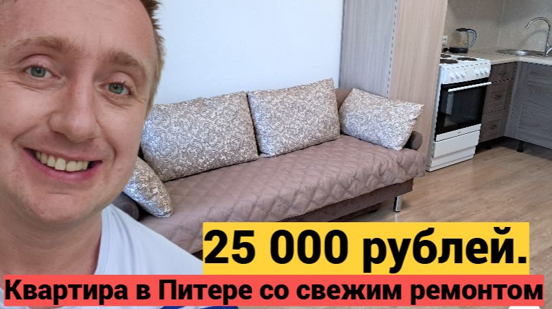 Сдаю квартиру в Санкт-Петербурге. Студия с техникой м мебелью у метро Девяткино.