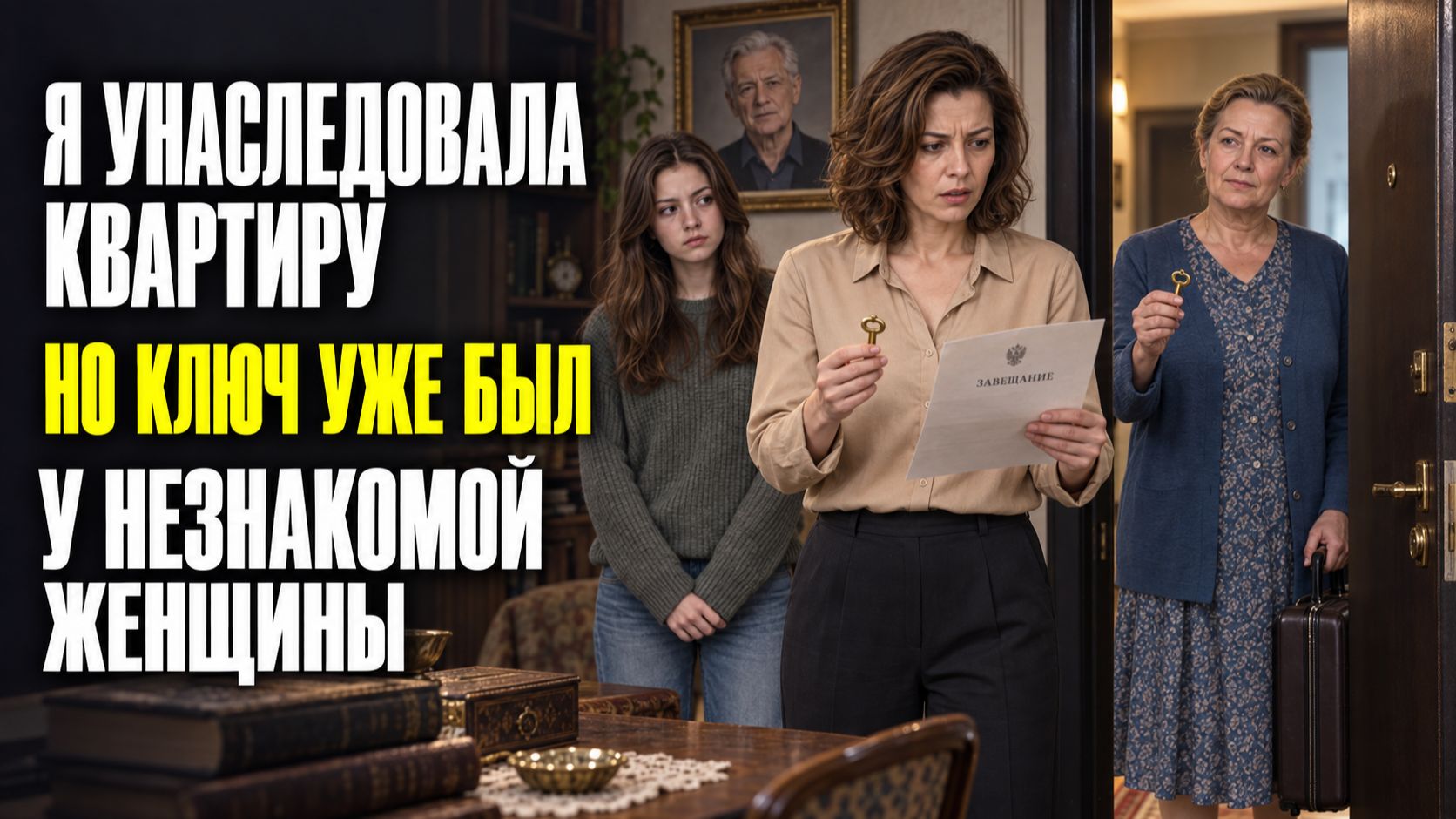 Незнакомка пришла за комнатой, которую ей обещал мой отец