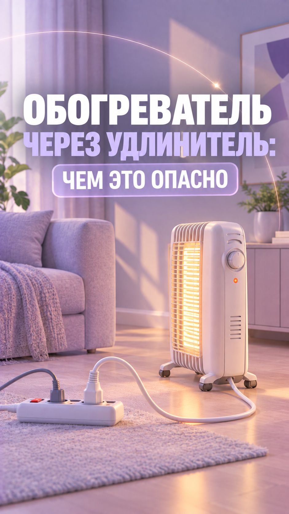 Обогреватель через удлинитель: чем это опасно