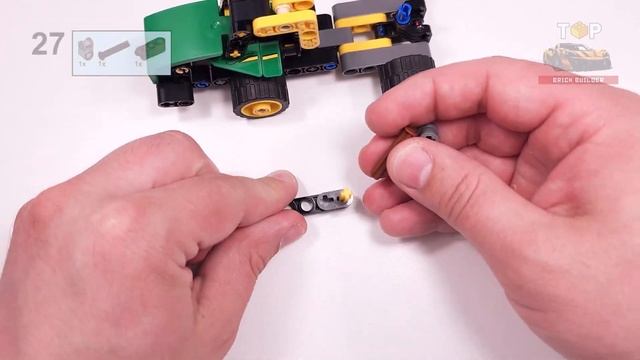 LEGO Technic Вишневый погрузчик MOC (42218) [105 деталей] Пошаговые инструкции по сборке