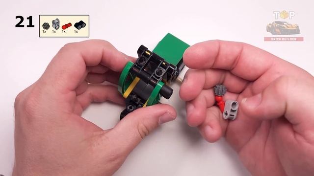 LEGO Technic Road Roller MOC (42218) [109 деталей] Пошаговые инструкции по сборке