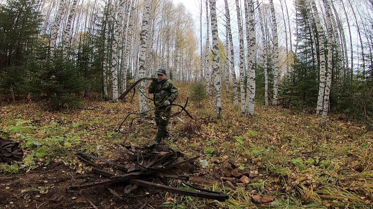 Зона_Колония_Нашёл целый схрон тюремных нар_Здесь стоял барак