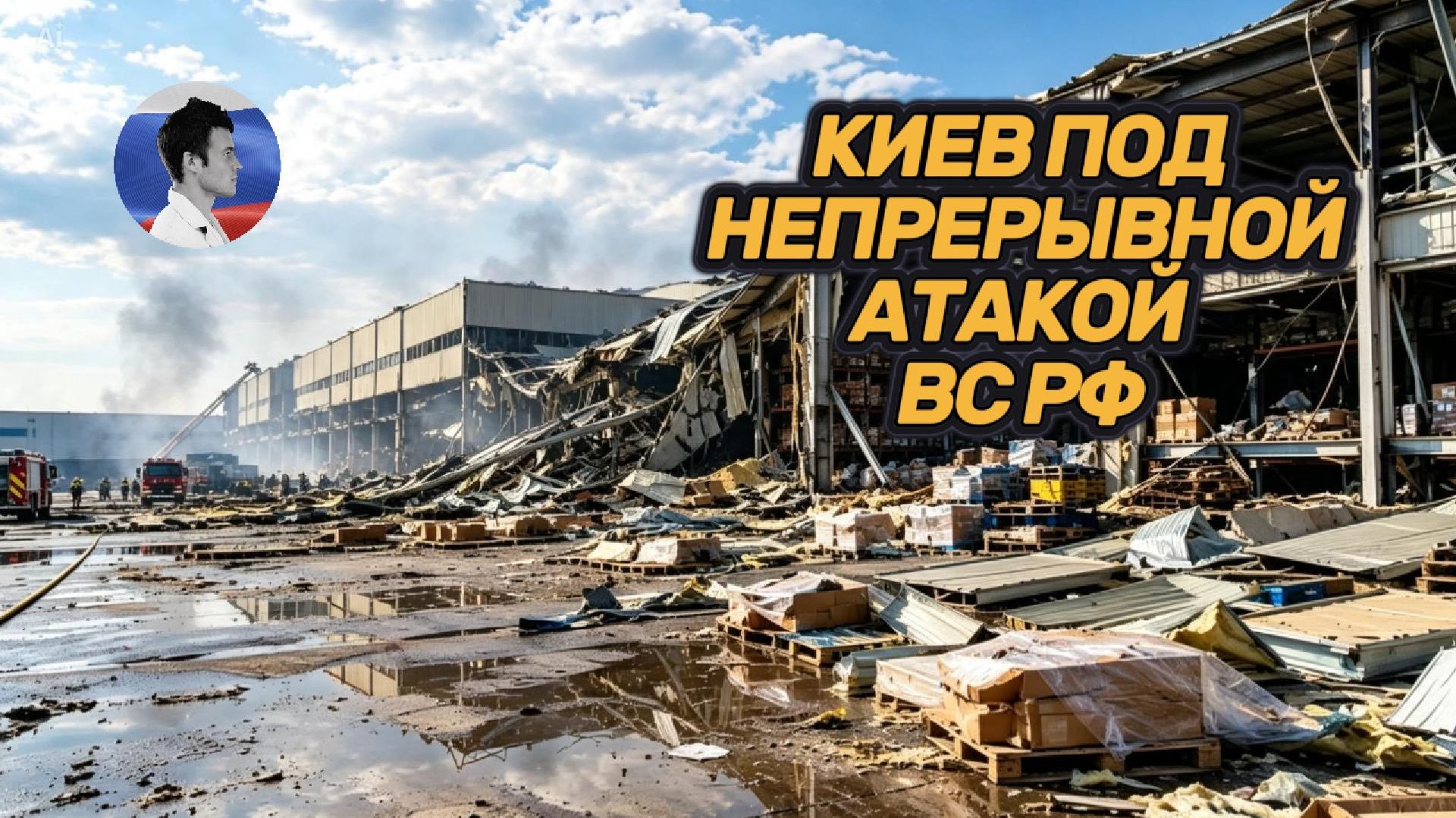 Киев под непрерывной атакой почти сутки: поражены склады, дата-центры, АЗС
