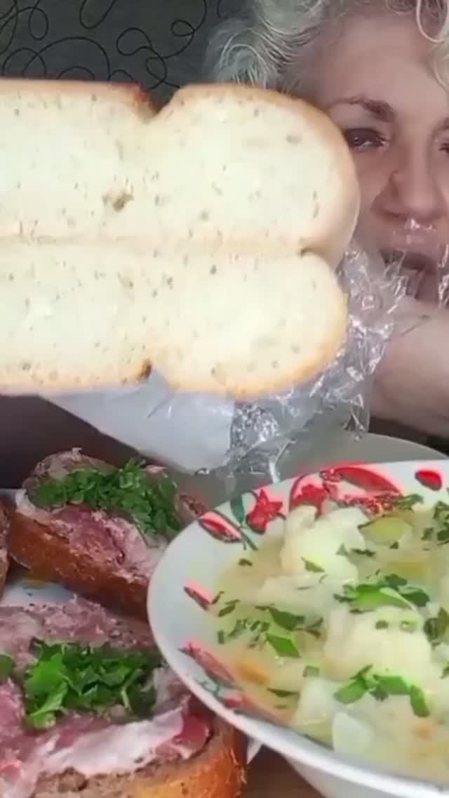 Сырный суп. Мукбанг