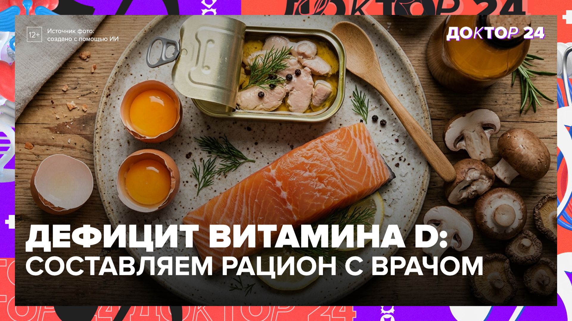 Дефицит витамина D не вылечить одной рыбой: врач объясняет, как избежать гиповитаминоза | Доктор 24