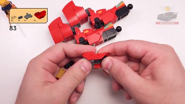 LEGO NINJAGO Трансформирующийся драконий механ Вайлдфайр (71868) — пошаговое руководство по сборке