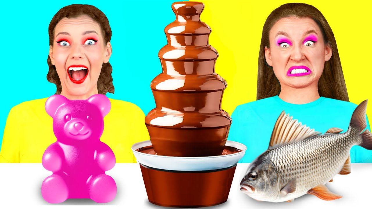 Шоколадный Фонтан Челлендж # Съедобная Битва C Fun Teen