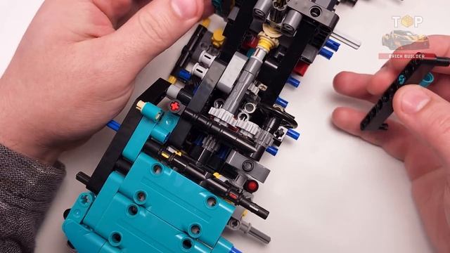 LEGO Technic Trophy Truck MOC (42227). Альтернативная сборка для Jeep Wrangler Rubicon SUV