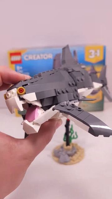 LEGO Creator Dunkleosteus Terrelli MOC (31381) [258 деталей] Альтернативная сборка